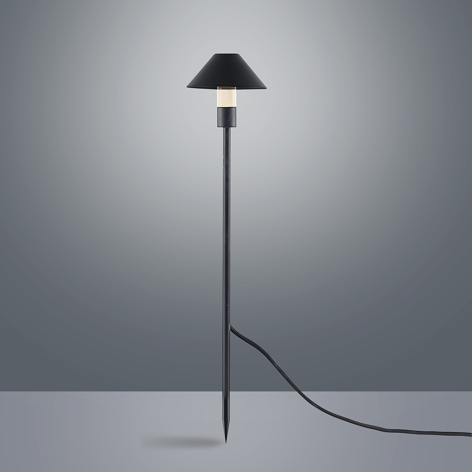 Lindby Velenora LED-lampe med jordspyd, 3 stykk