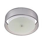 Tobia Ceiling Lamp Grey/White/Chrome - Lindby