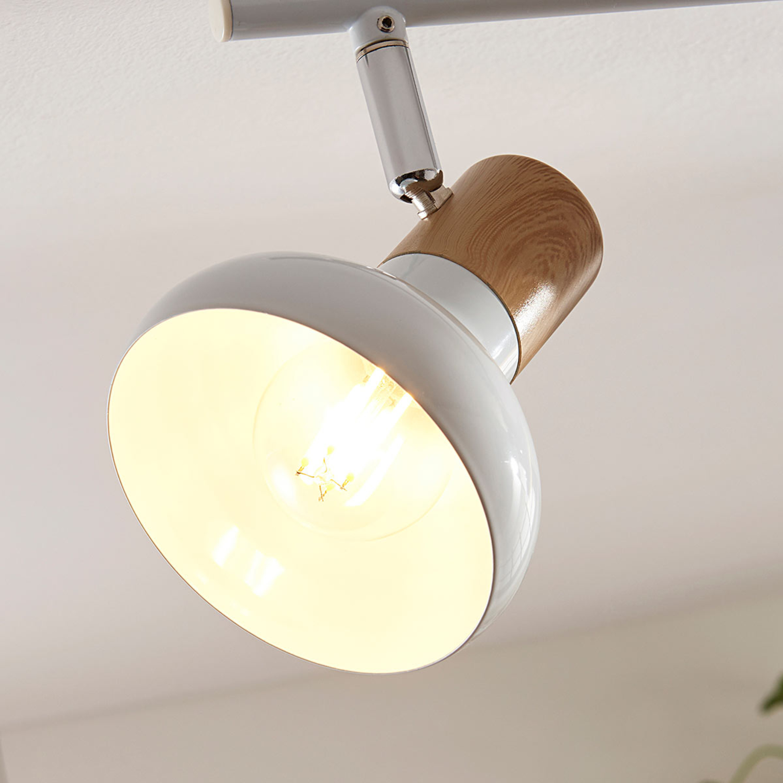 Langwerpige plafondlamp Fridolin, 4 lampen