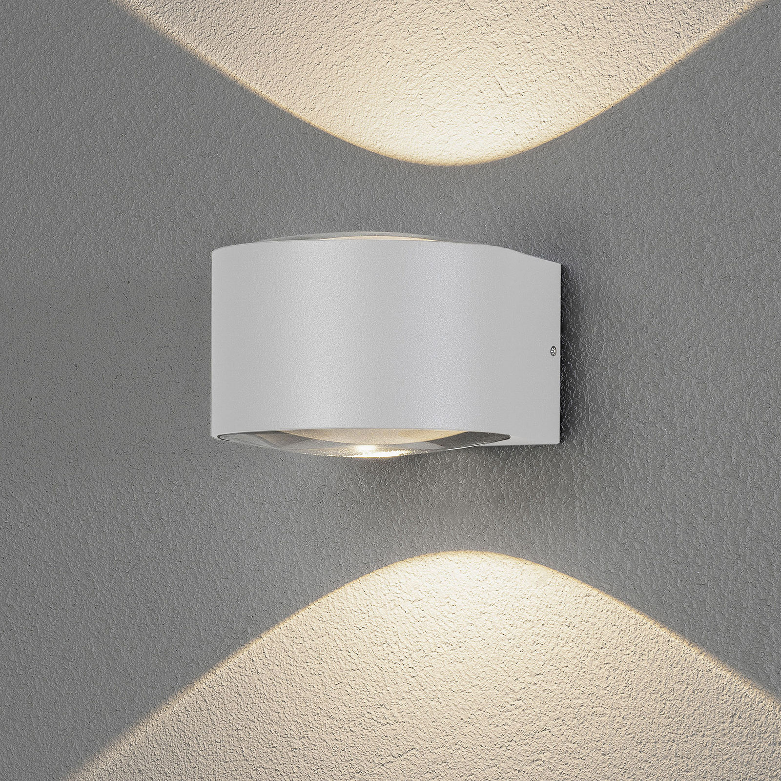 Gela LED outdoor wall light, up/down, white