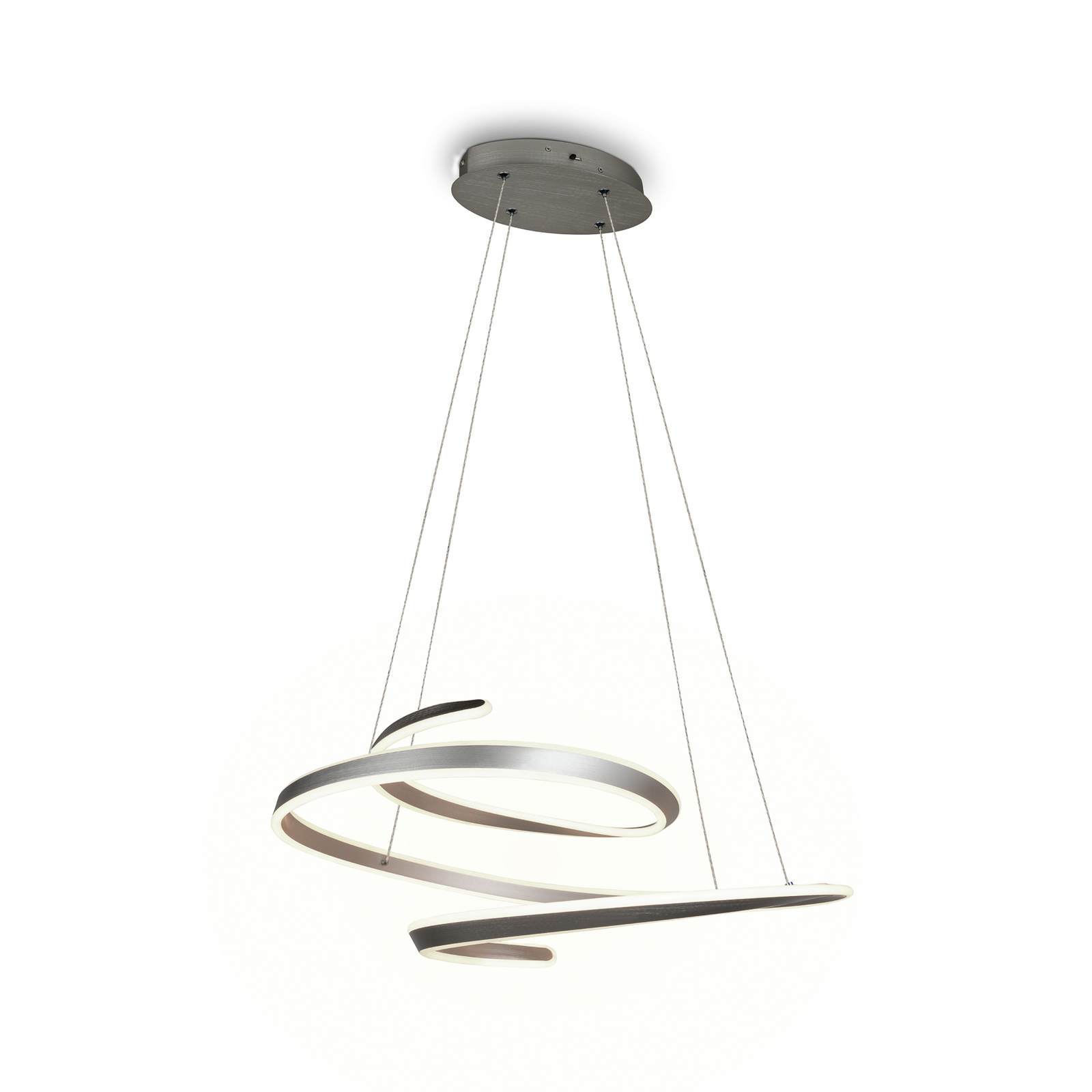 LED piekaramā lampa „Arlington“, matēts niķelis, garums 80 cm, metāls, CCT LED piekaramā lampa „Arlington“, matēts niķelis, garums 80 cm, metāls, CCT