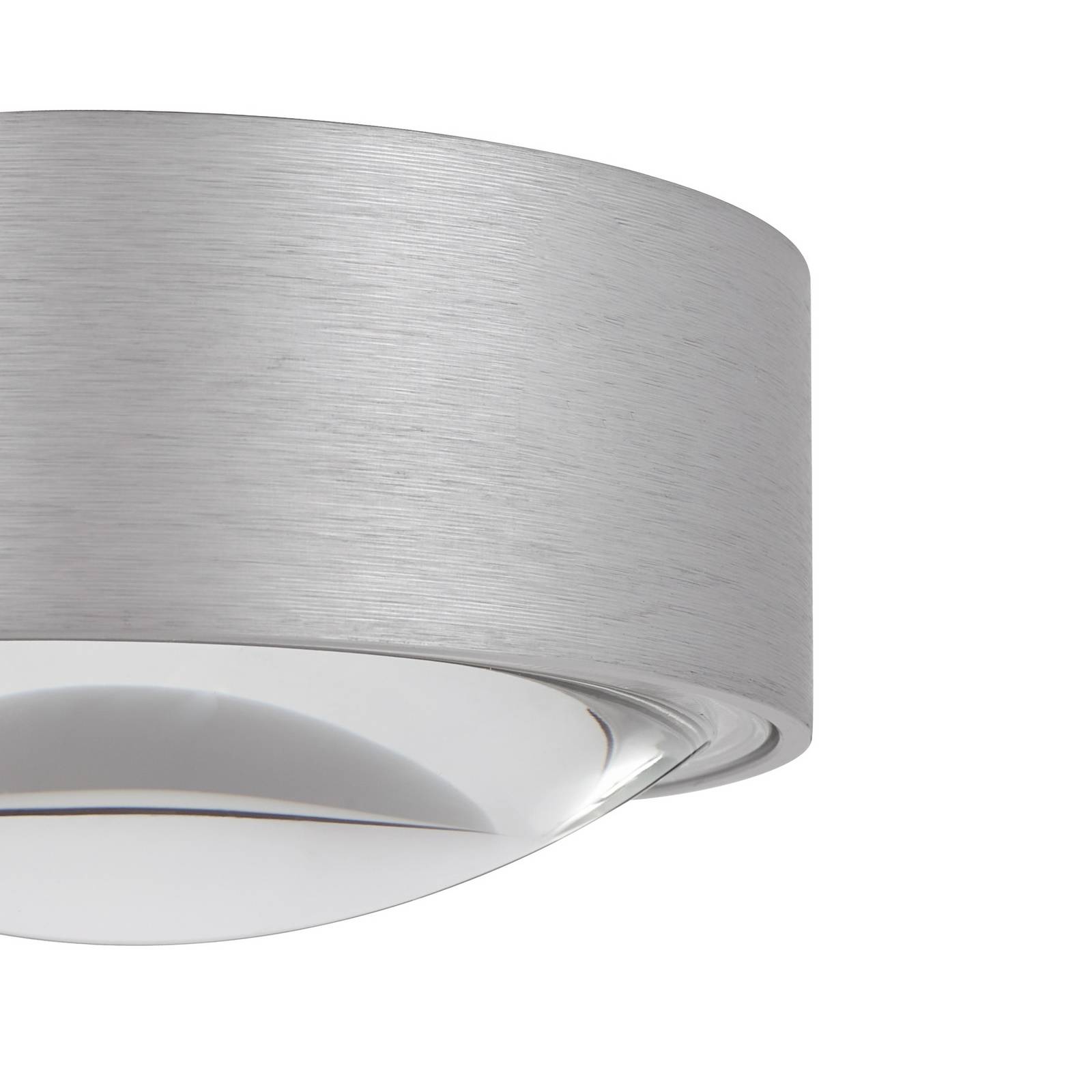 Lindby downlight LED Siaka, szary, metal, Ø 5 cm, IP65