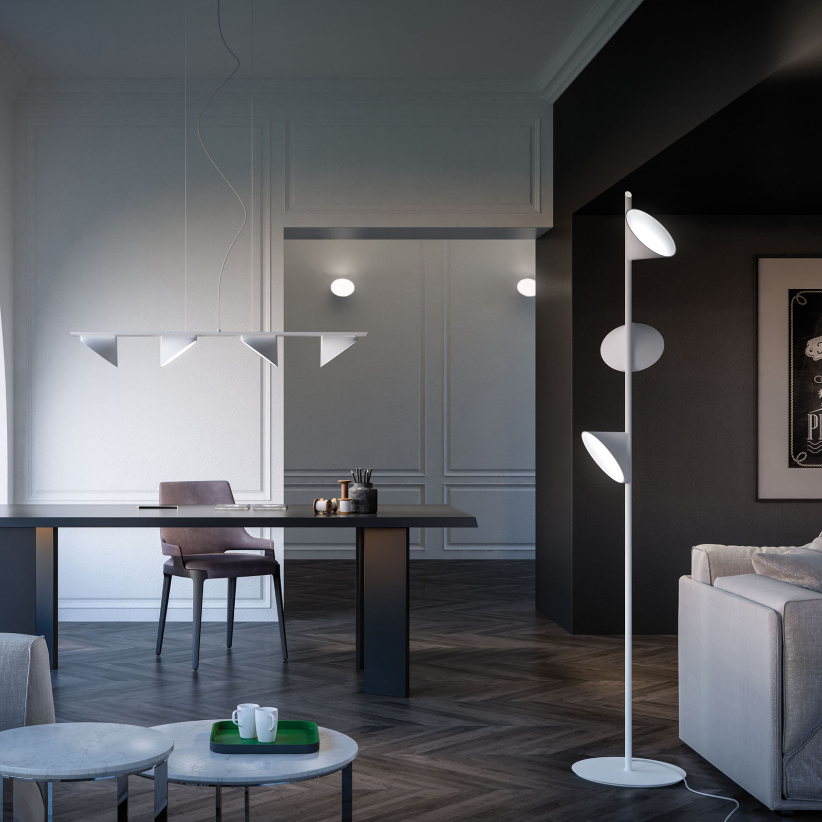 Axolight Orchid LED-Stehleuchte