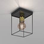 Anna ceiling light, metal, 1-bulb