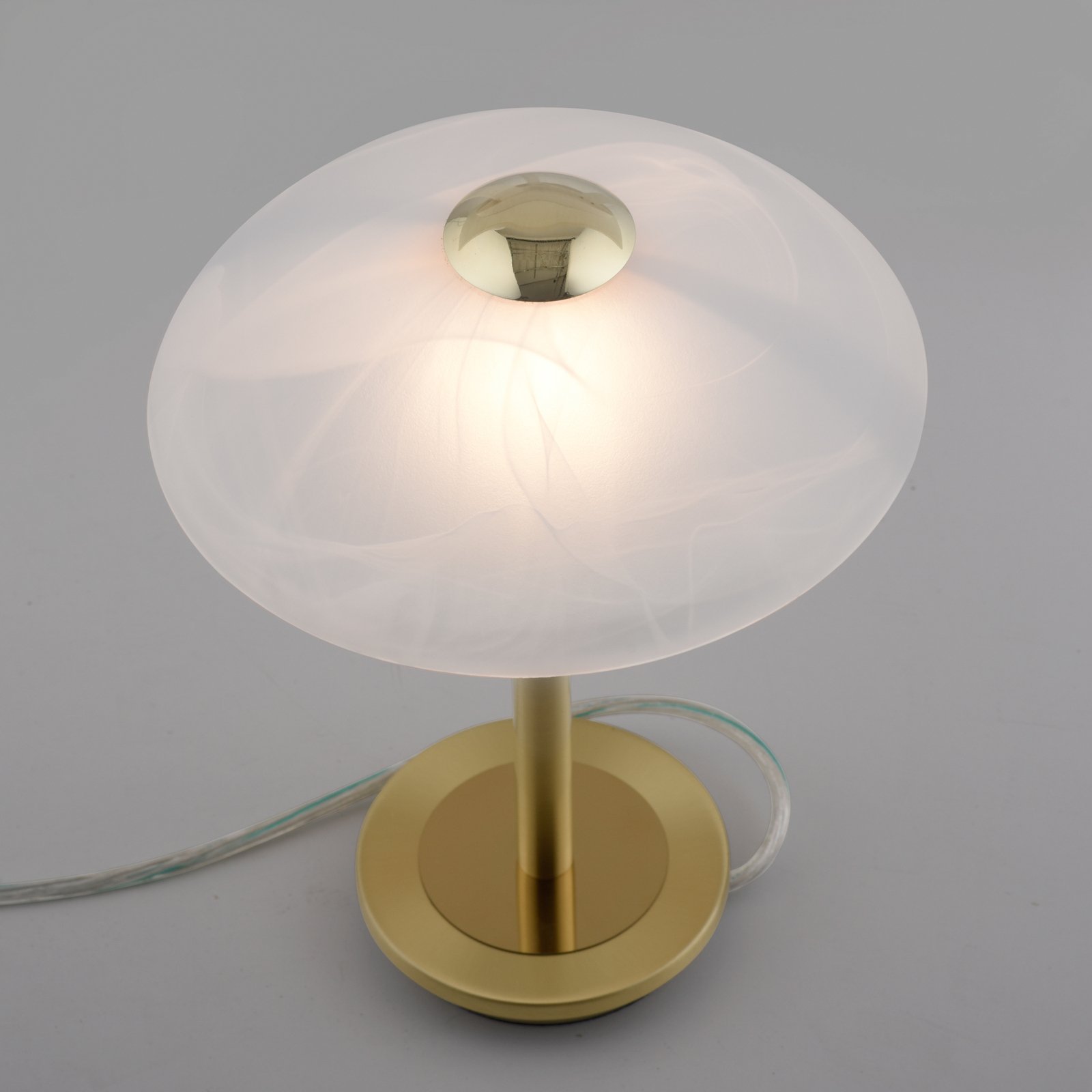 Paul Neuhaus Enova lámpara de mesa, latón mate