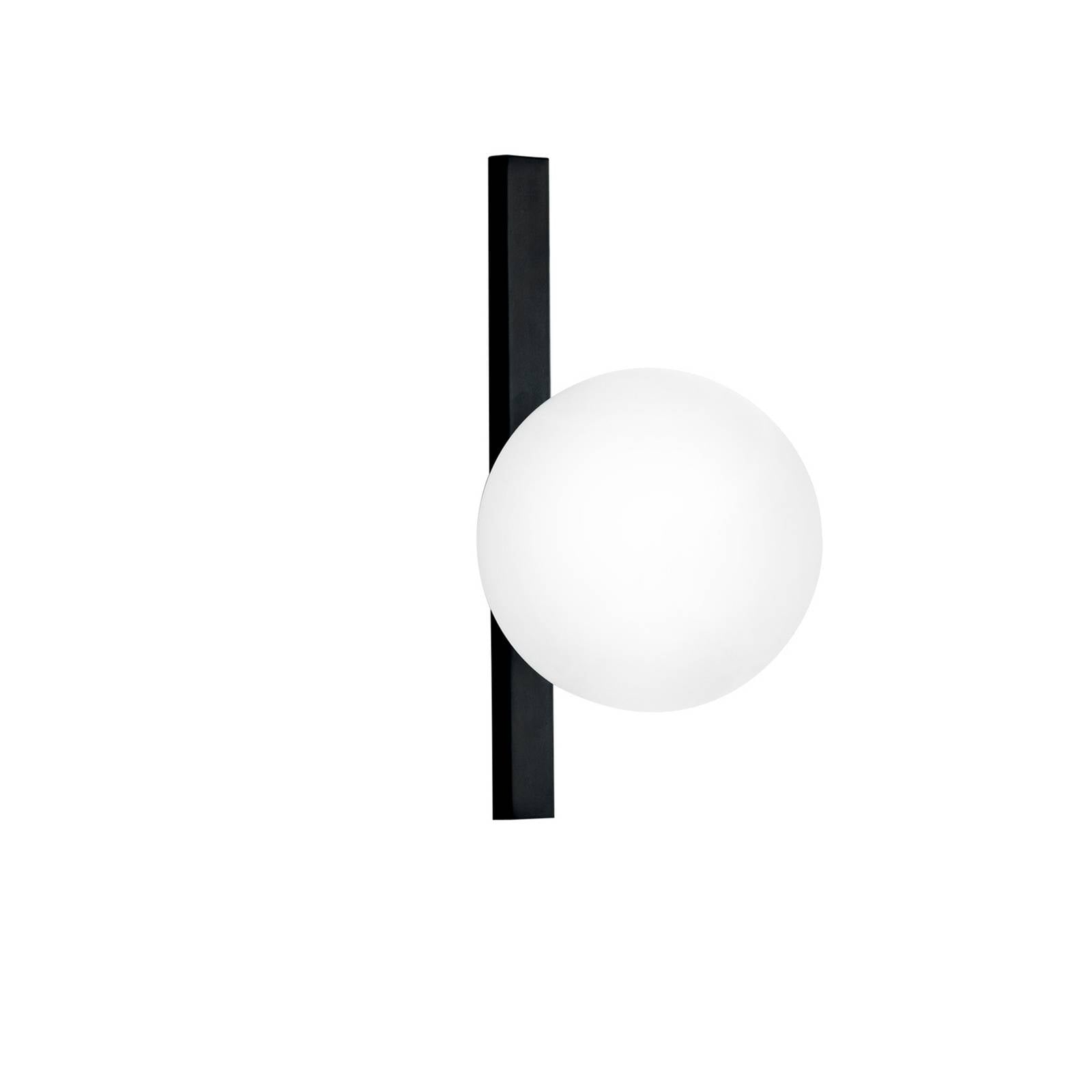 Fan Europe Lighting - Fan Europe Enoire - Globe Wandleuchte Schwarz Opal E14