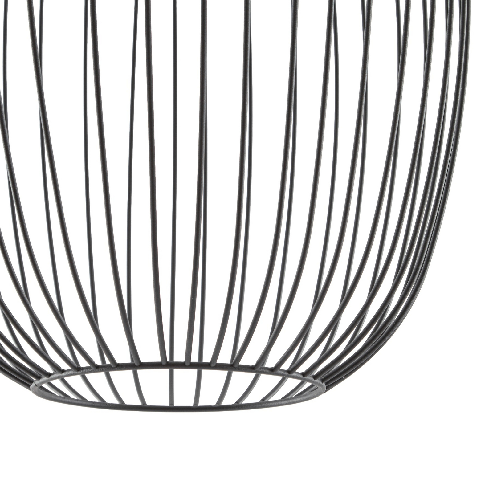 Lucande Richi LED-riippuvalaisin, musta, 40 cm, himmennettävä