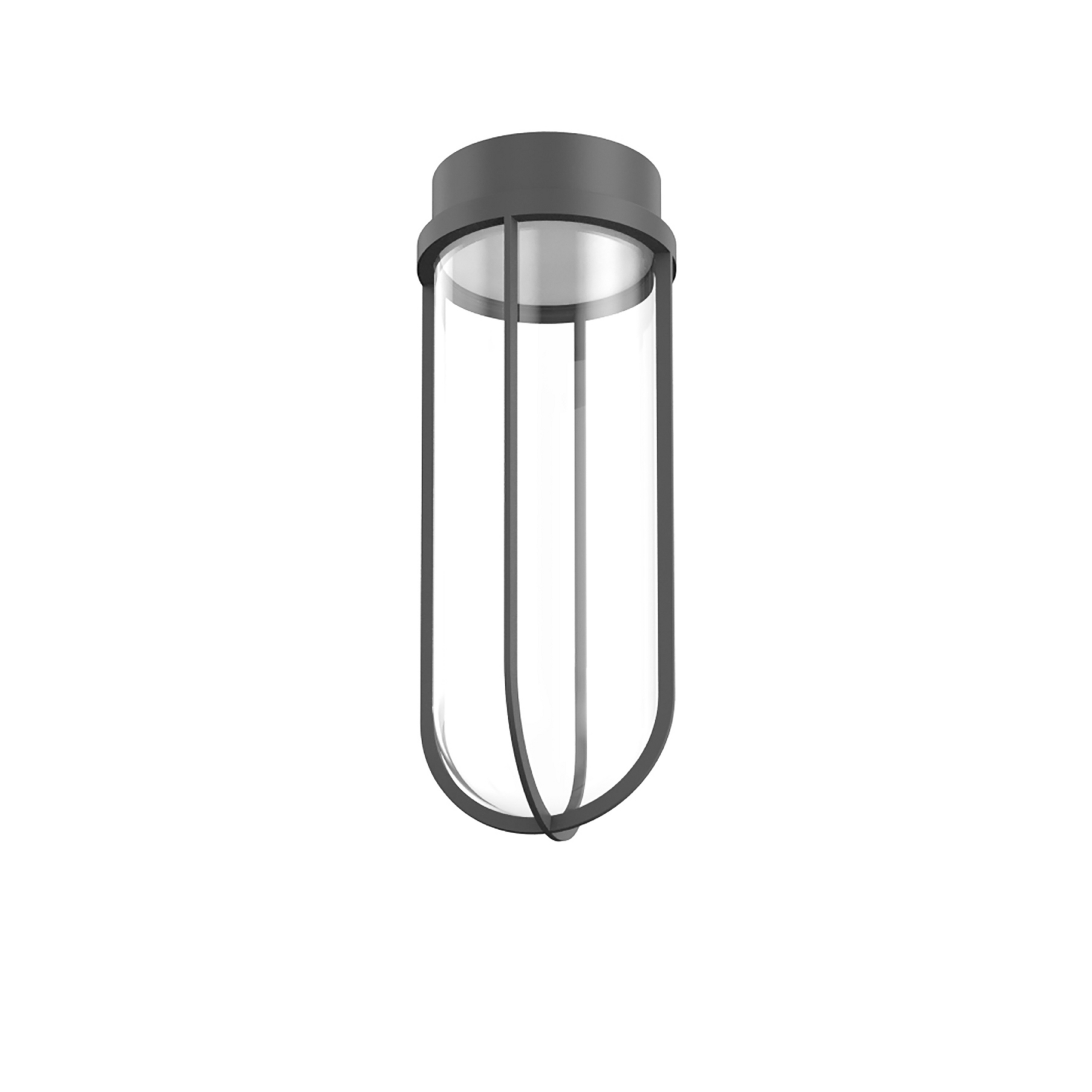 FLOS In Vitro Ceiling loftlampe, 2.700 K, antracit