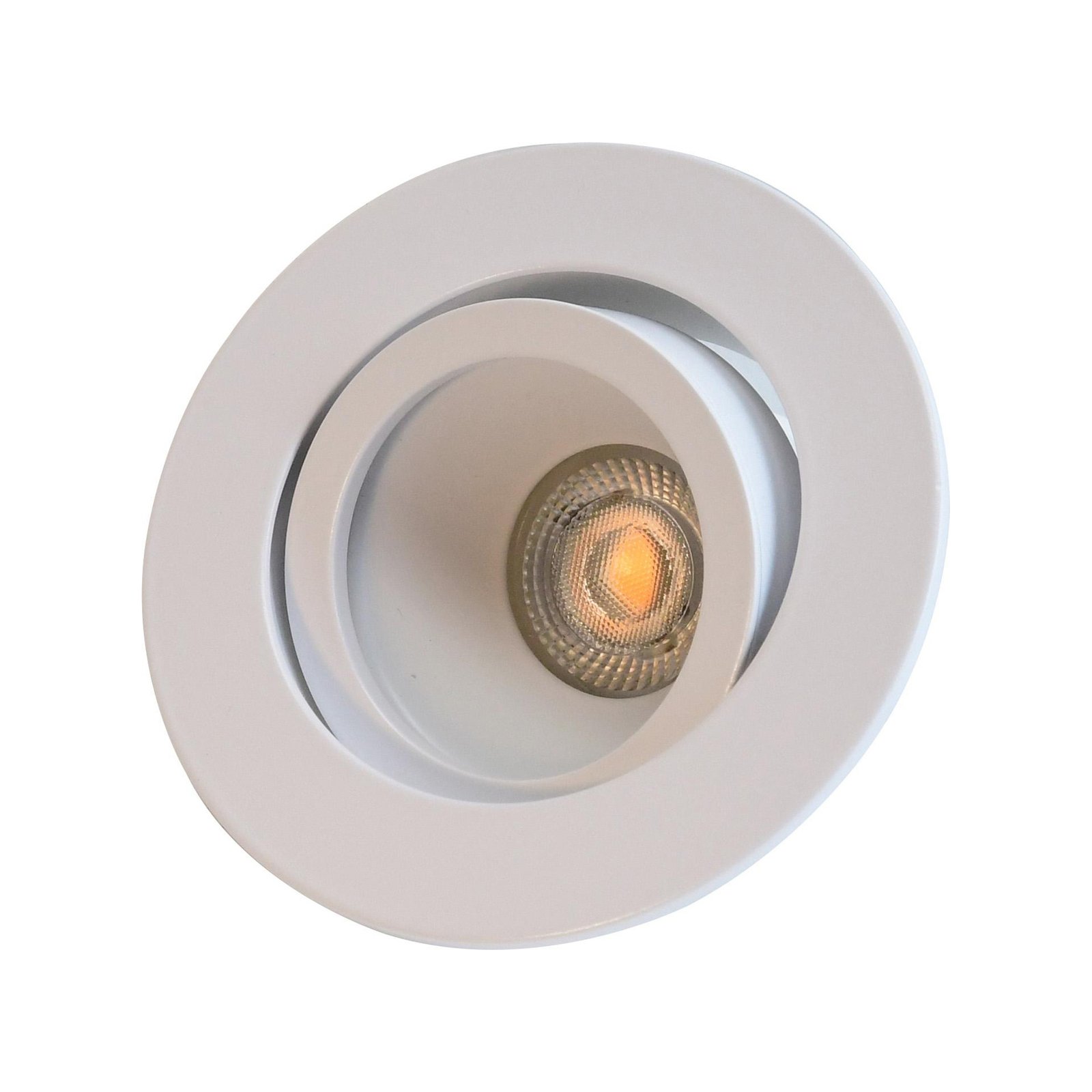 MEGATRON Moduł LED Koin Flex GU10 4,9W, górny pierścień biały