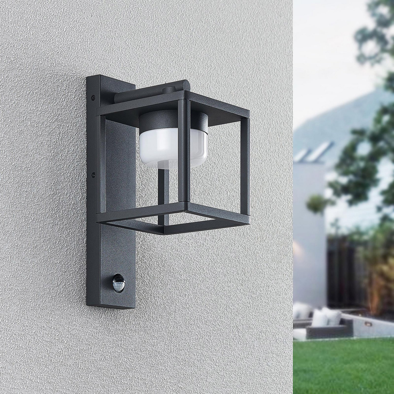 Timio Down OutdoorWall Lamp Dark Grey - Lucande