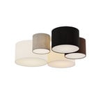 Laurenz 5 Ceiling Lamp Brown/Beige - Lindby