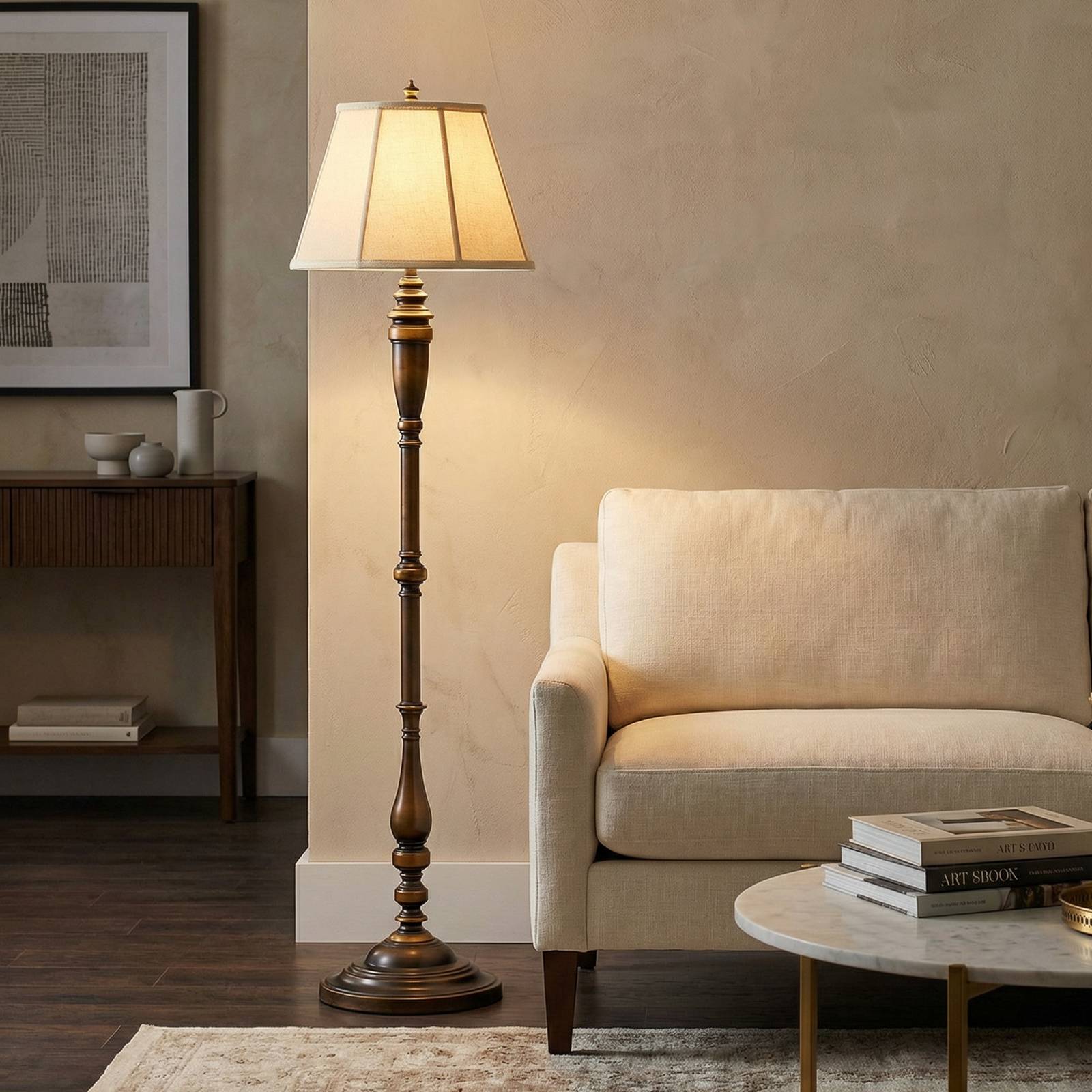 FEISS Lampadaire textile Lincolndale