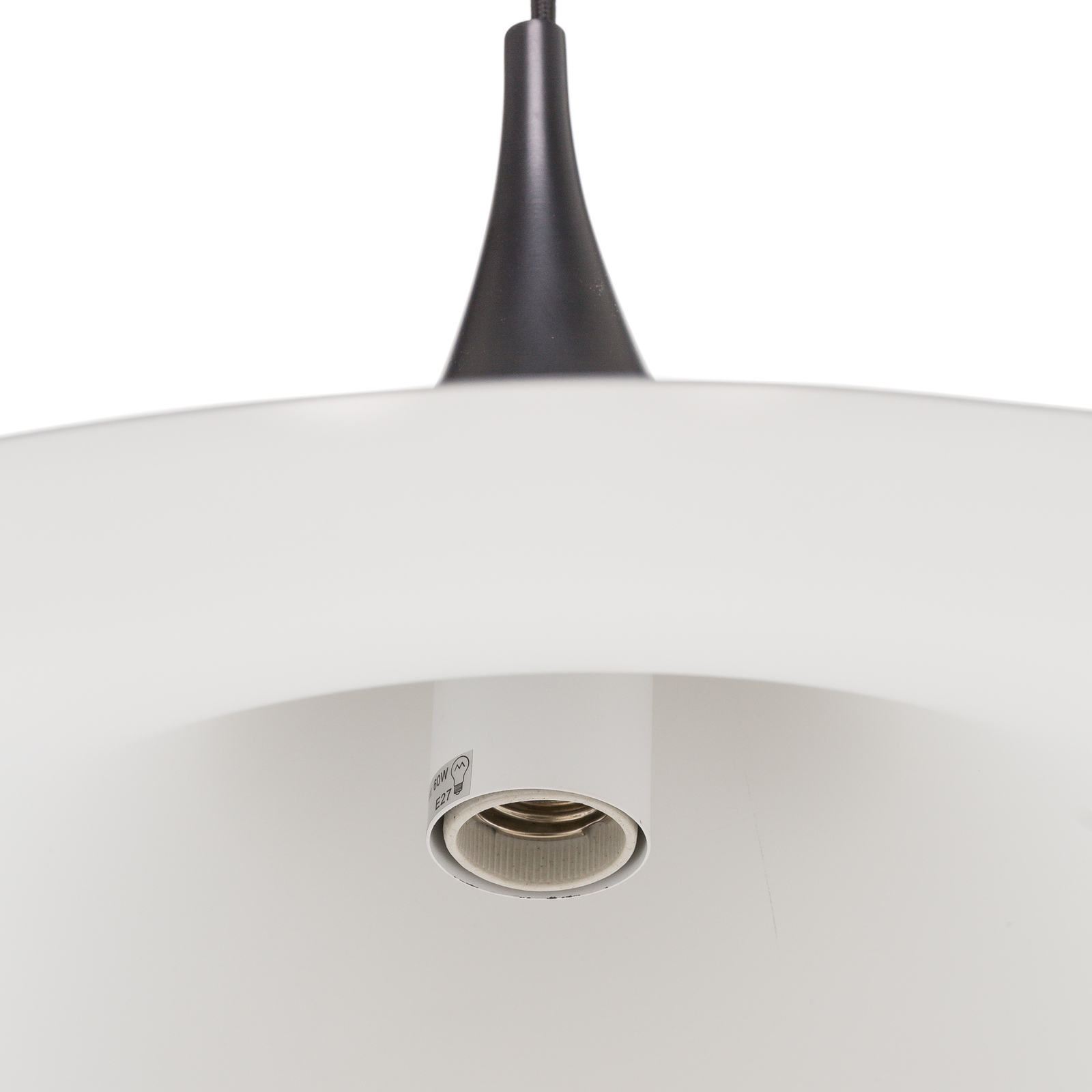 Gubi hanglamp Semi, Ø 60 cm, zwart