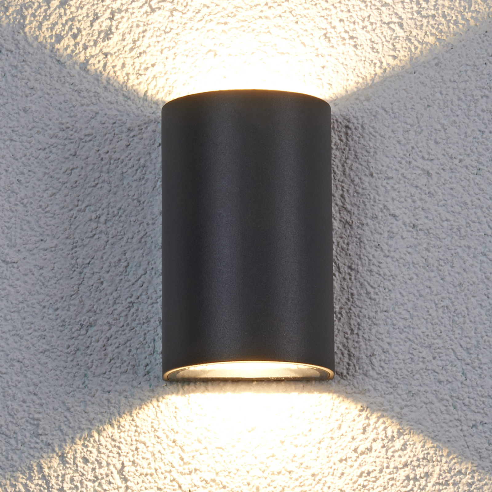 JALE semi-circular LED outdoor wall light