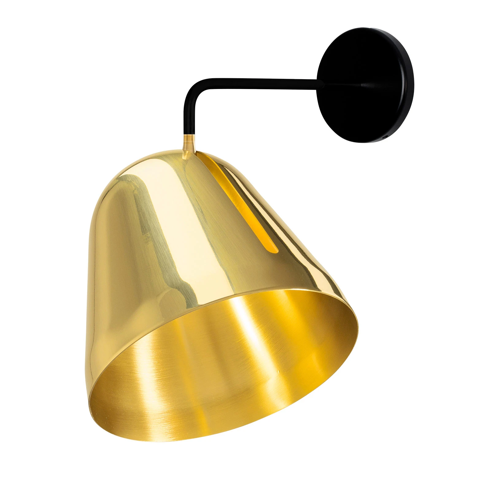 Nyta Tilt Wall Brass nástenné svetlo a svorkovnica