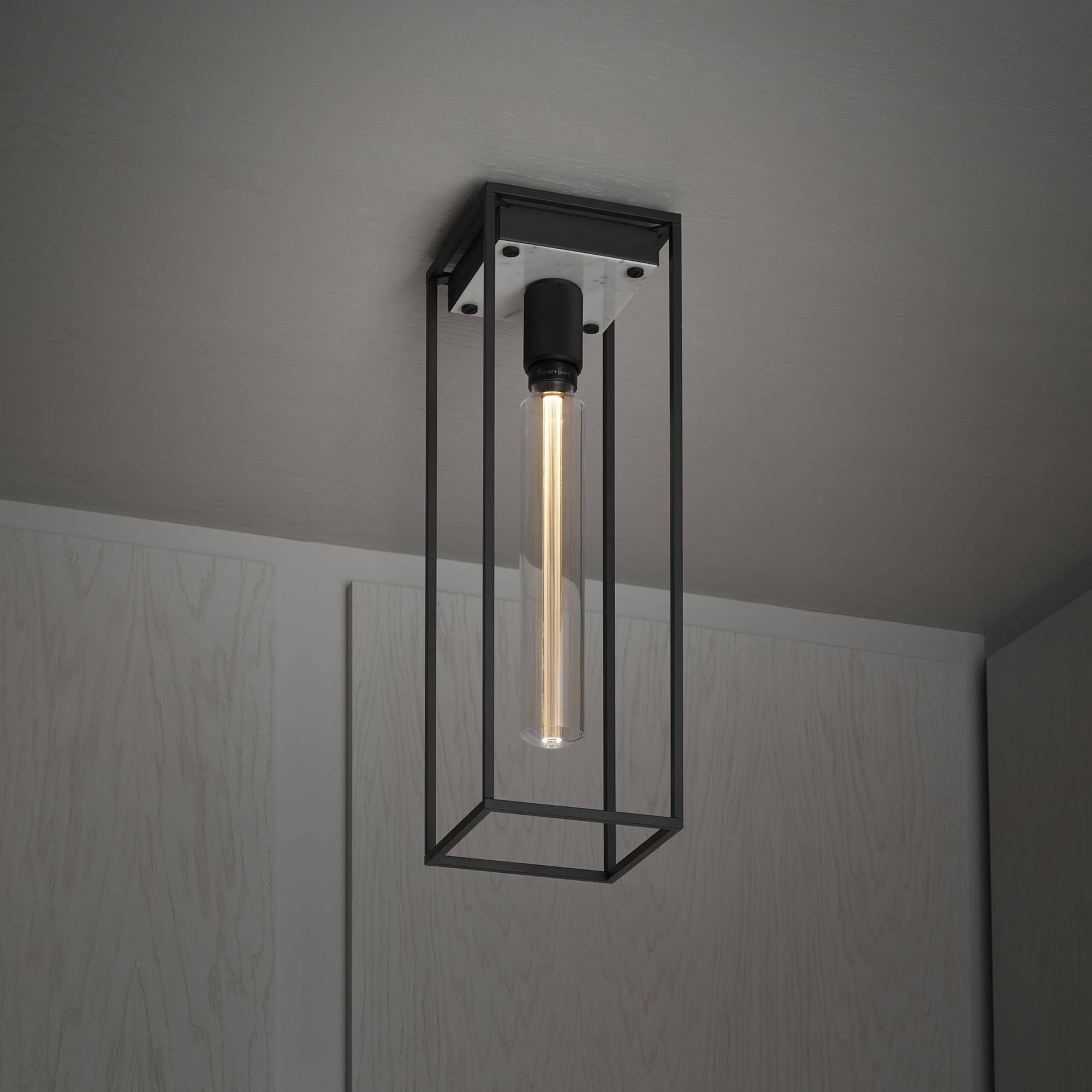 Buster + Punch Caged Ceiling large LED blanco
