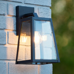 Matslot buitenwandlamp met helder glas