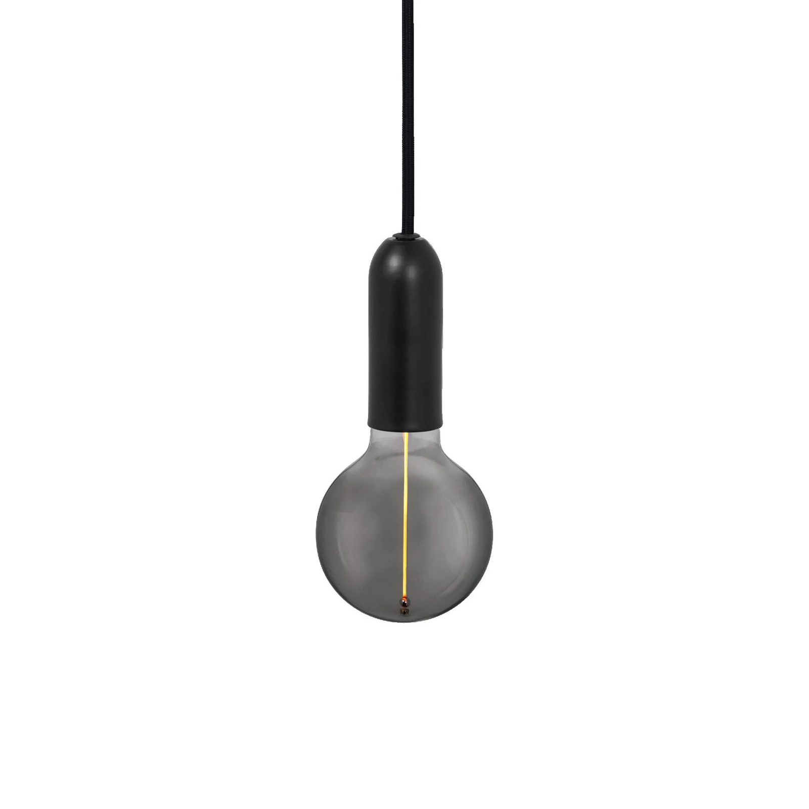 OSRAM VINTAGE 1906 ROUND lógó lámpa, fekete, fém Ø 10 cm