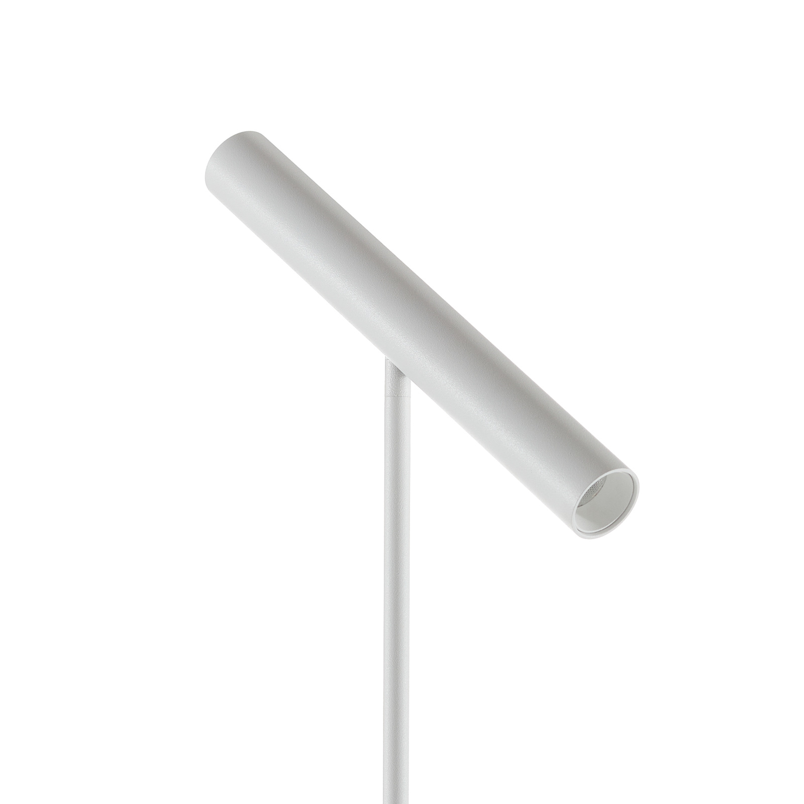 LOUM Meyjo LED table lamp sensor dim white, for Living / Dining Room, aluminium, 9 W, energy efficiency: A+, H: 45 cm