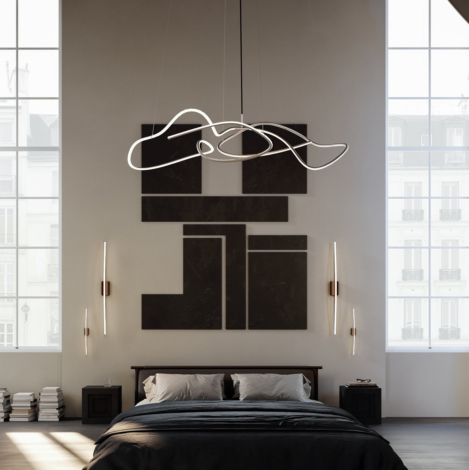 Ghost LED viseća svjetiljka, 155 cm, krom - 101 Copenhagen