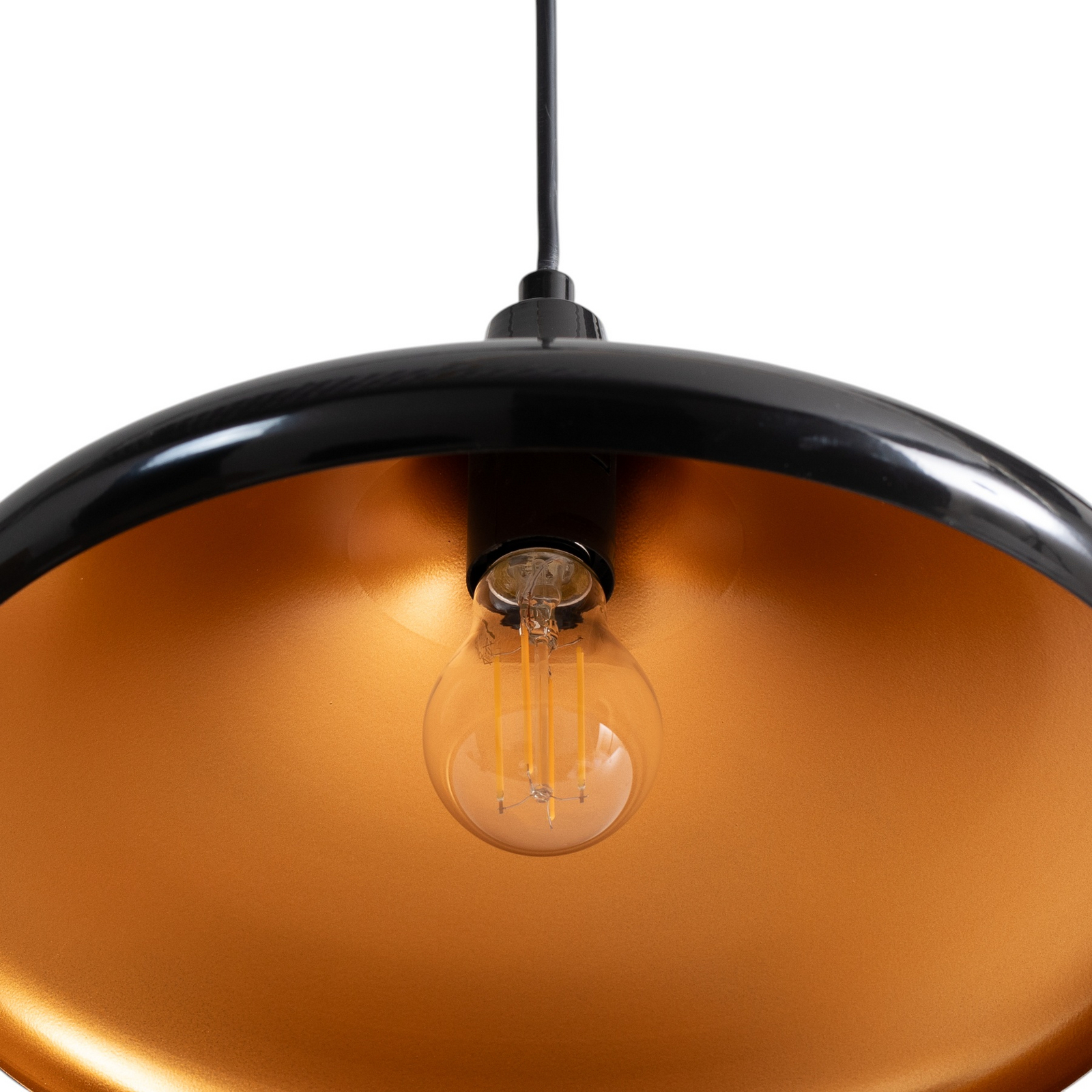 Berceste 207-S pendant light Ø35cm black/gold