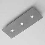 ICONE Isi - Plafoniera a LED di colore grigio tenue