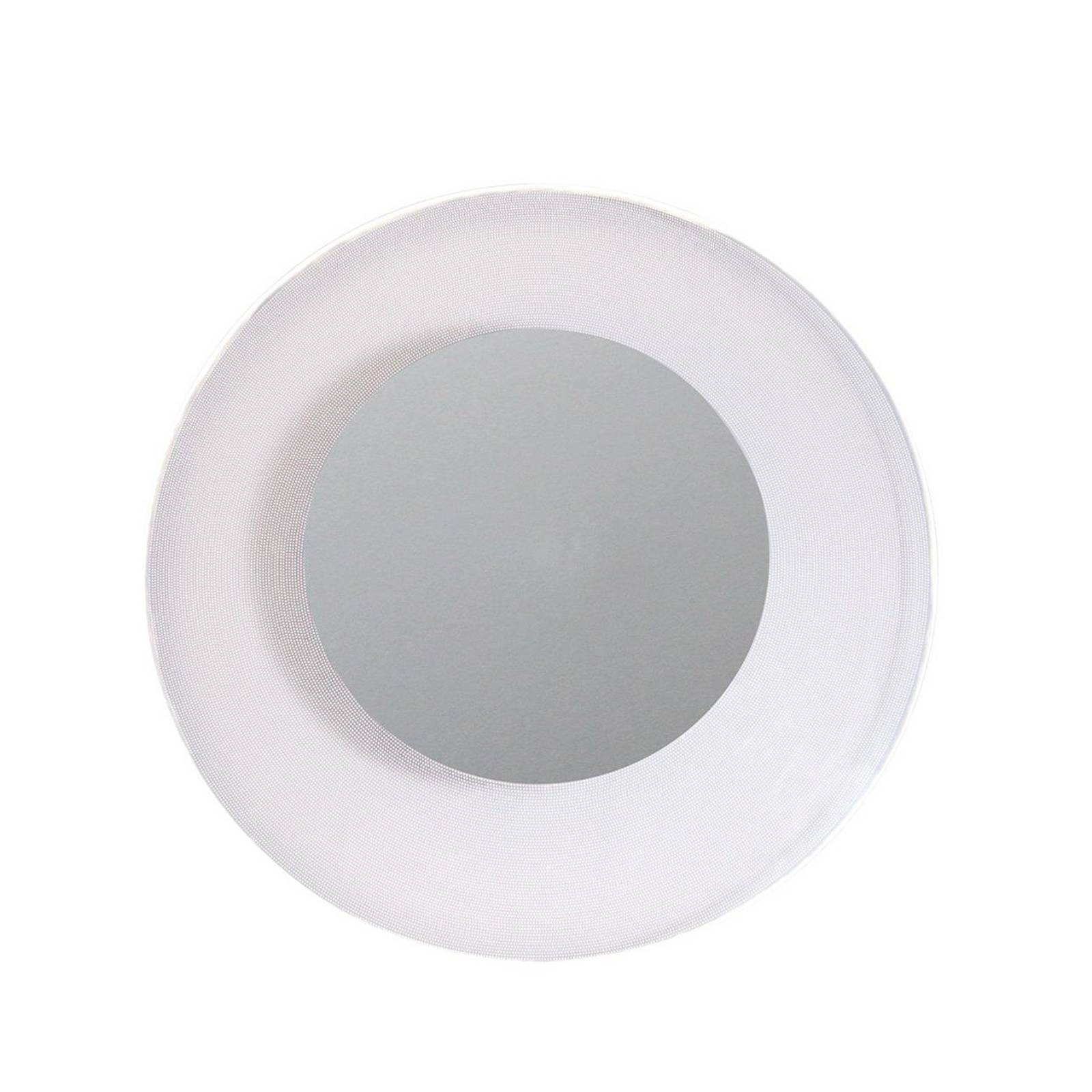 DOTLUX LED-Deckenlampe MOONBASE silber Ø 37 cm Alu/Acryl CCT günstig online kaufen