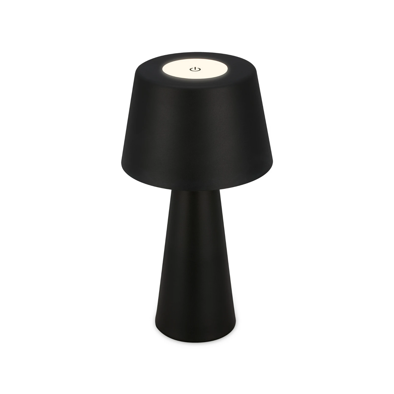 Lampe à poser LED rechargeable Kihi, noir