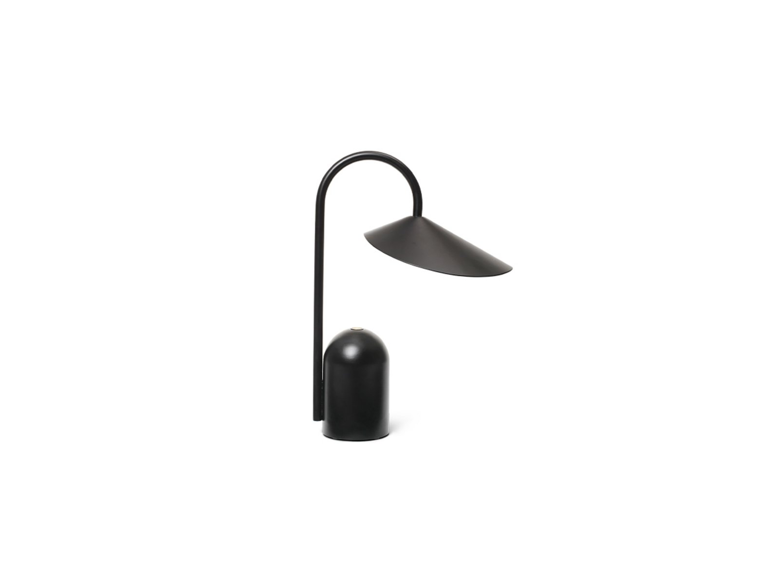 Arum Portátil Candeeiro de Mesa IP44 Black - Ferm Living