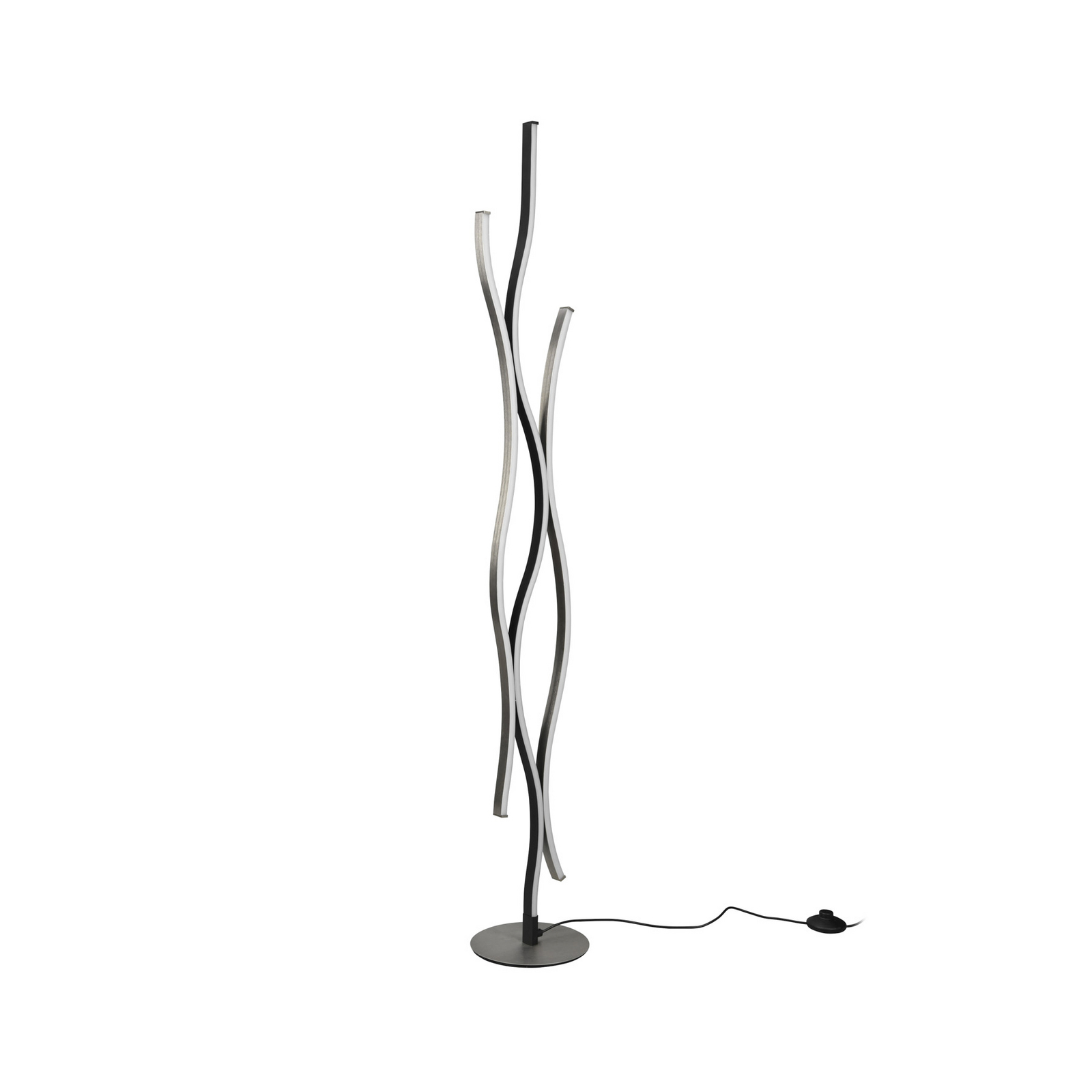Blaze LED-lattiavalaisin himmentimellä, CCT, alumiini Blaze LED-lattiavalaisin himmentimellä, CCT, alumiini