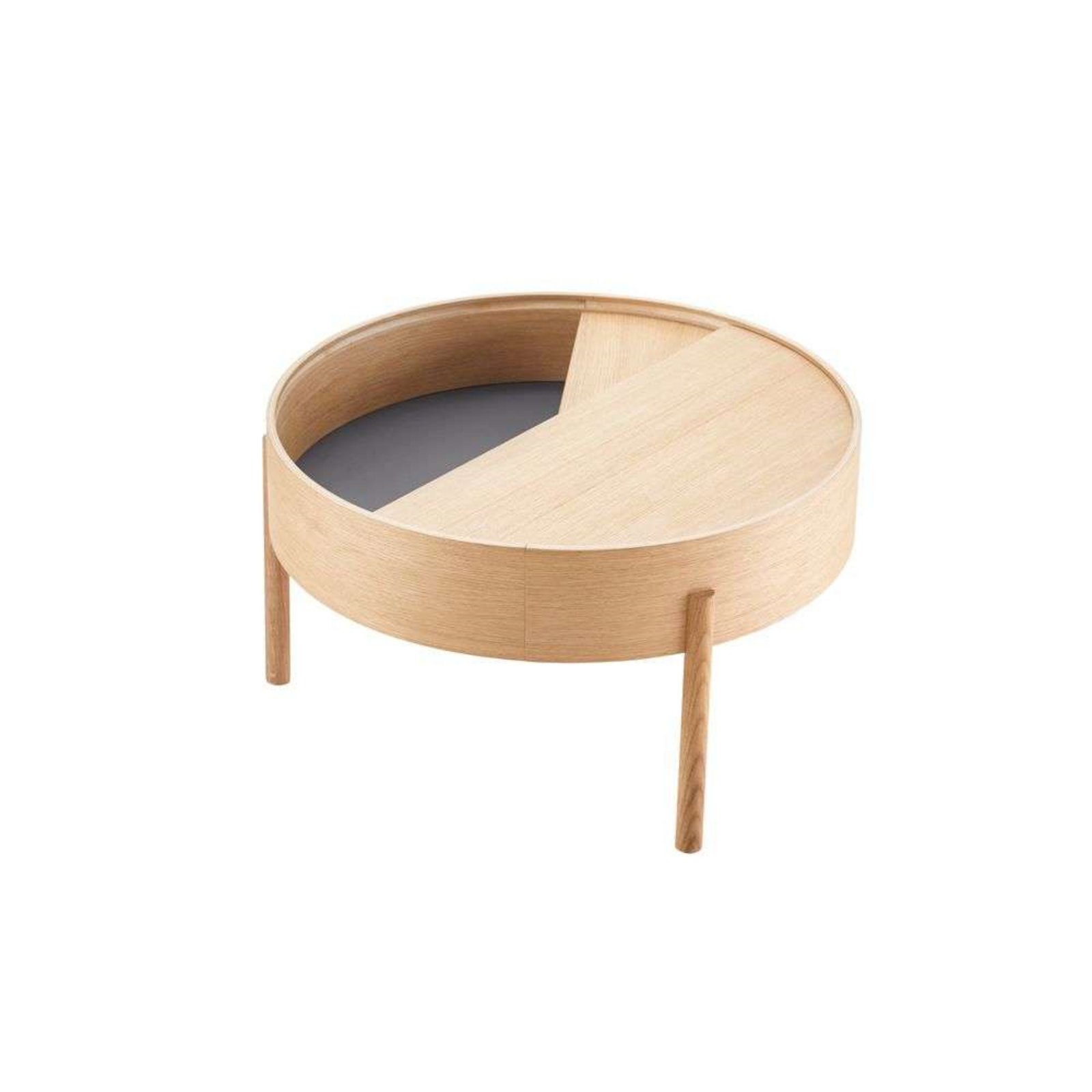 Arc Coffee Table Ø66 Oiled Oak - Woud