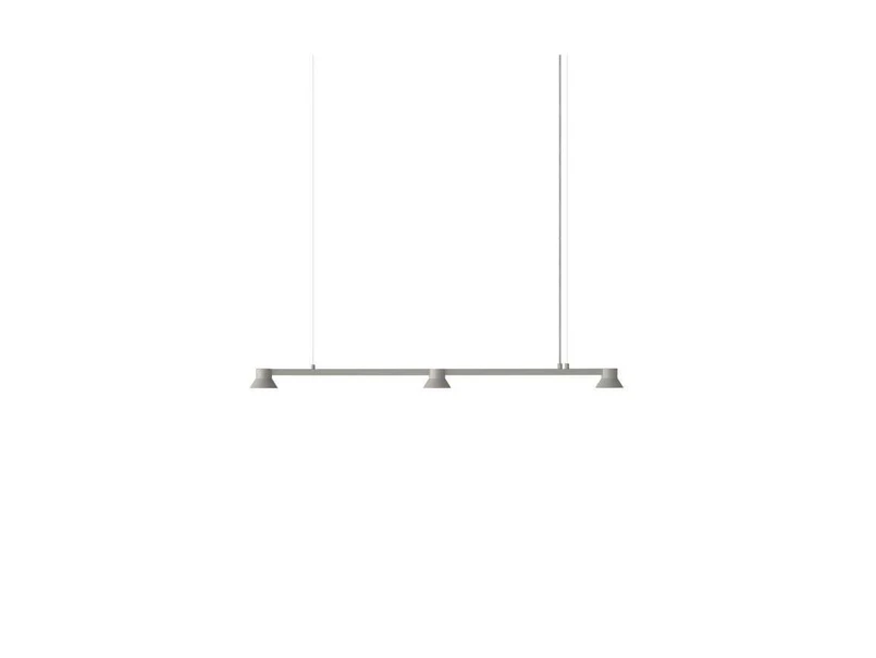 Normann Copenhagen – Hat Linear Pendelleuchte Small Warm Grey