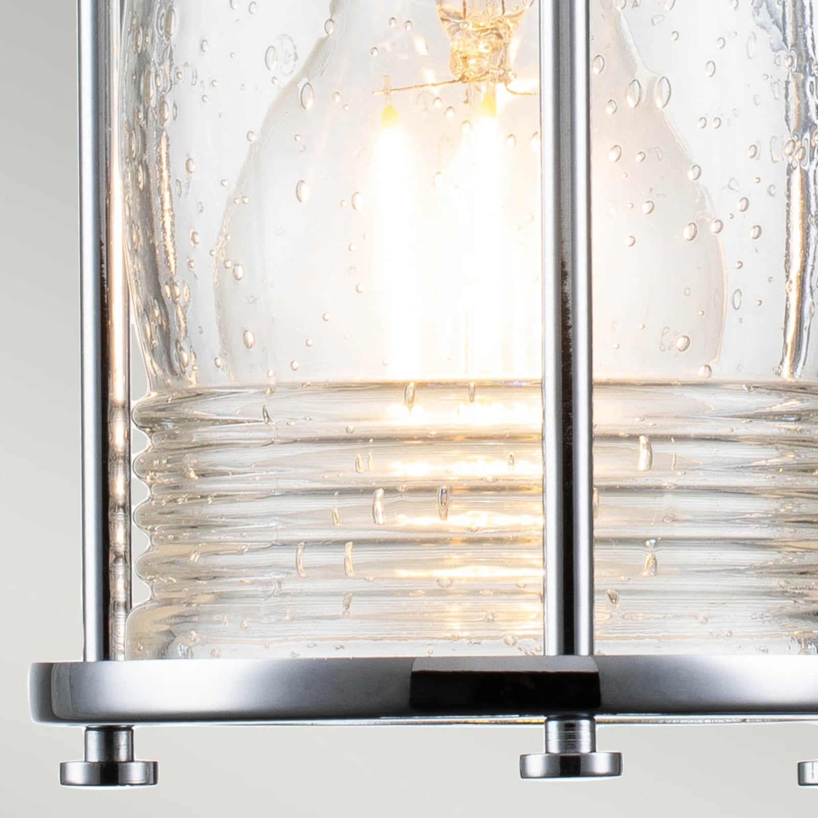 Ashland Bay væglampe, krom, 1 lyskilde, 21 cm, IP44 – KICHLER