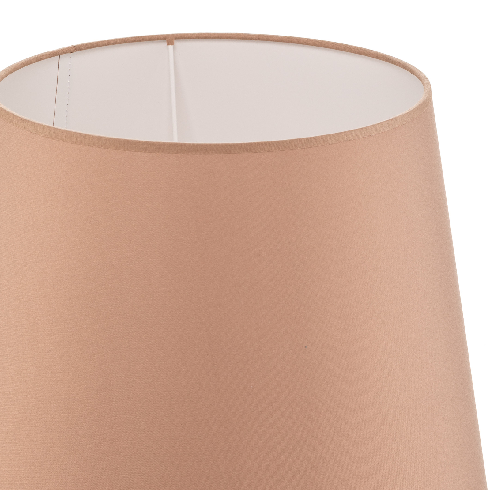 Classic L lampshade for floor lamps, cappuccino