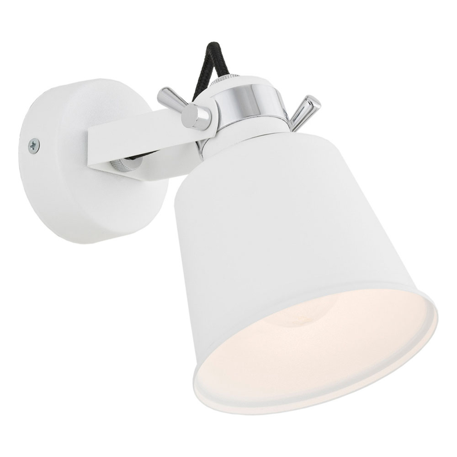 Spotlight till vägg Kerava, 1 lampa, vit | Lamp24.se