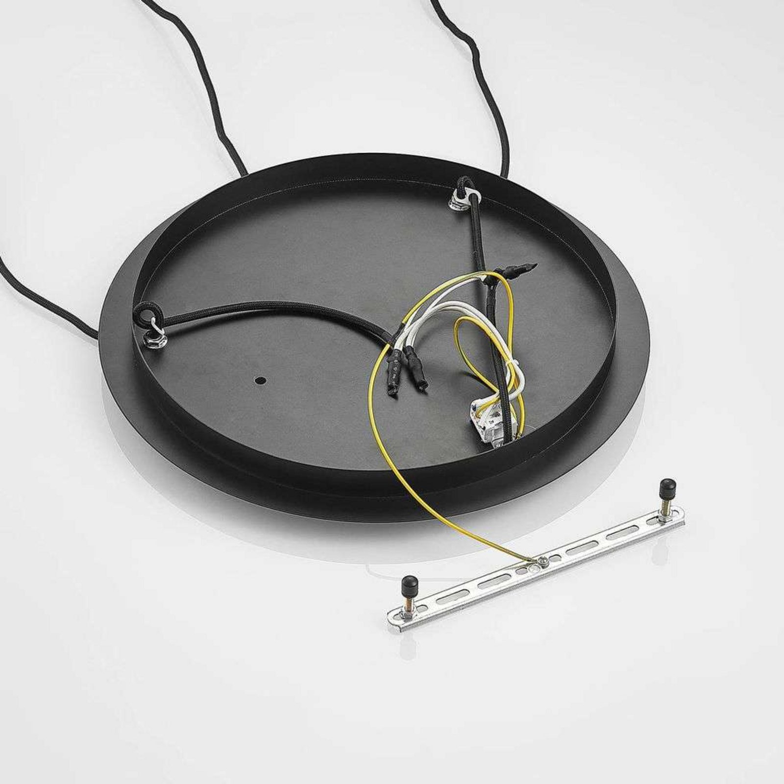 Ikibare Cluster Pendant Black/Brass/Smoke - Lucande
