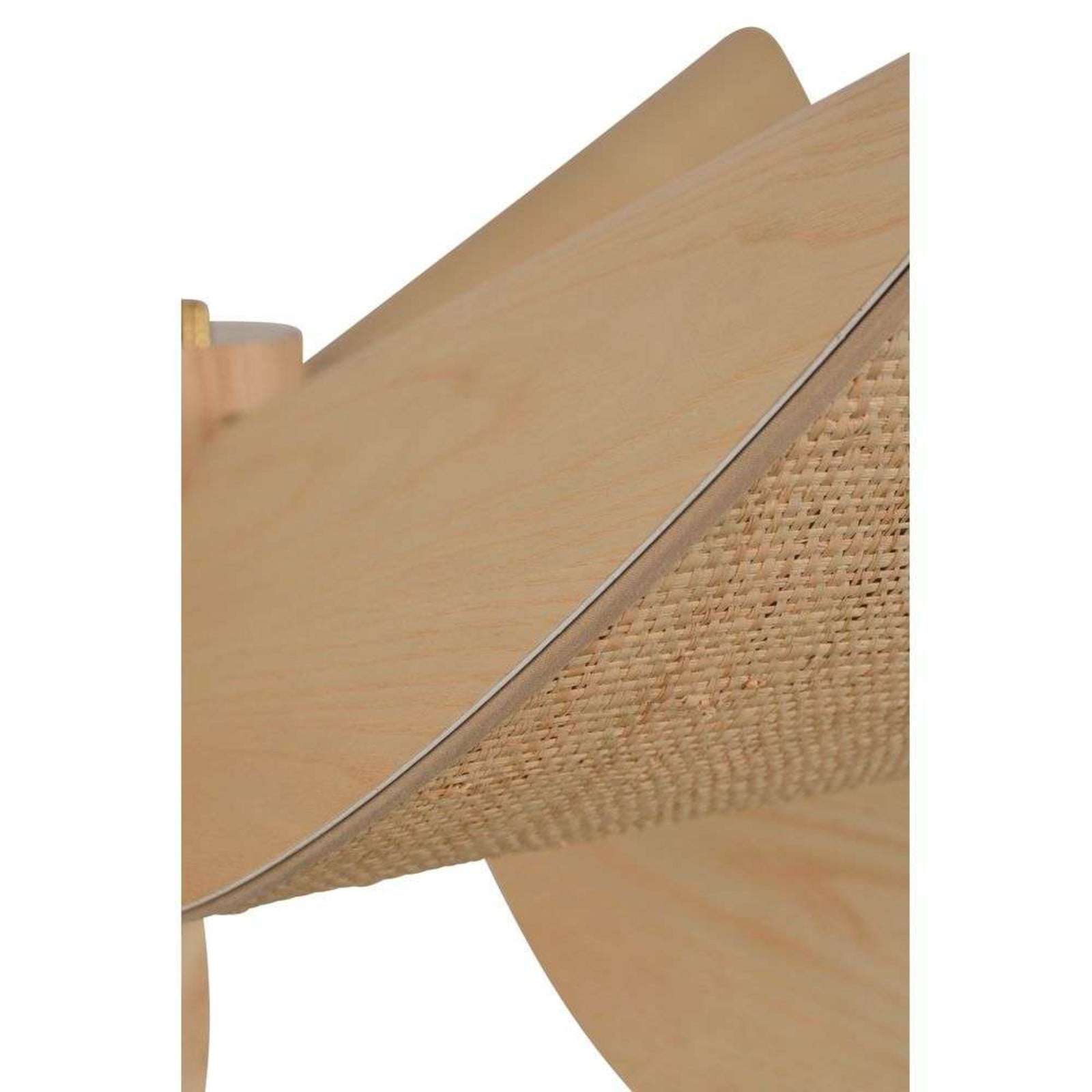 Lys pendellampe L, 6 lyskilder, natur, træ/rafia Forestier - Stue - Design - Andet - Med flere lyskilder