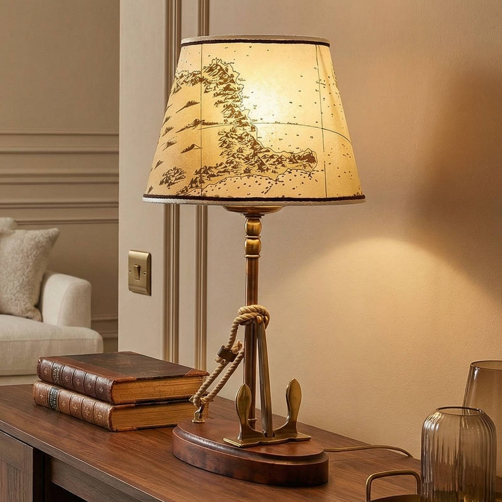 Cremasco Jolie lampe à poser Nautica