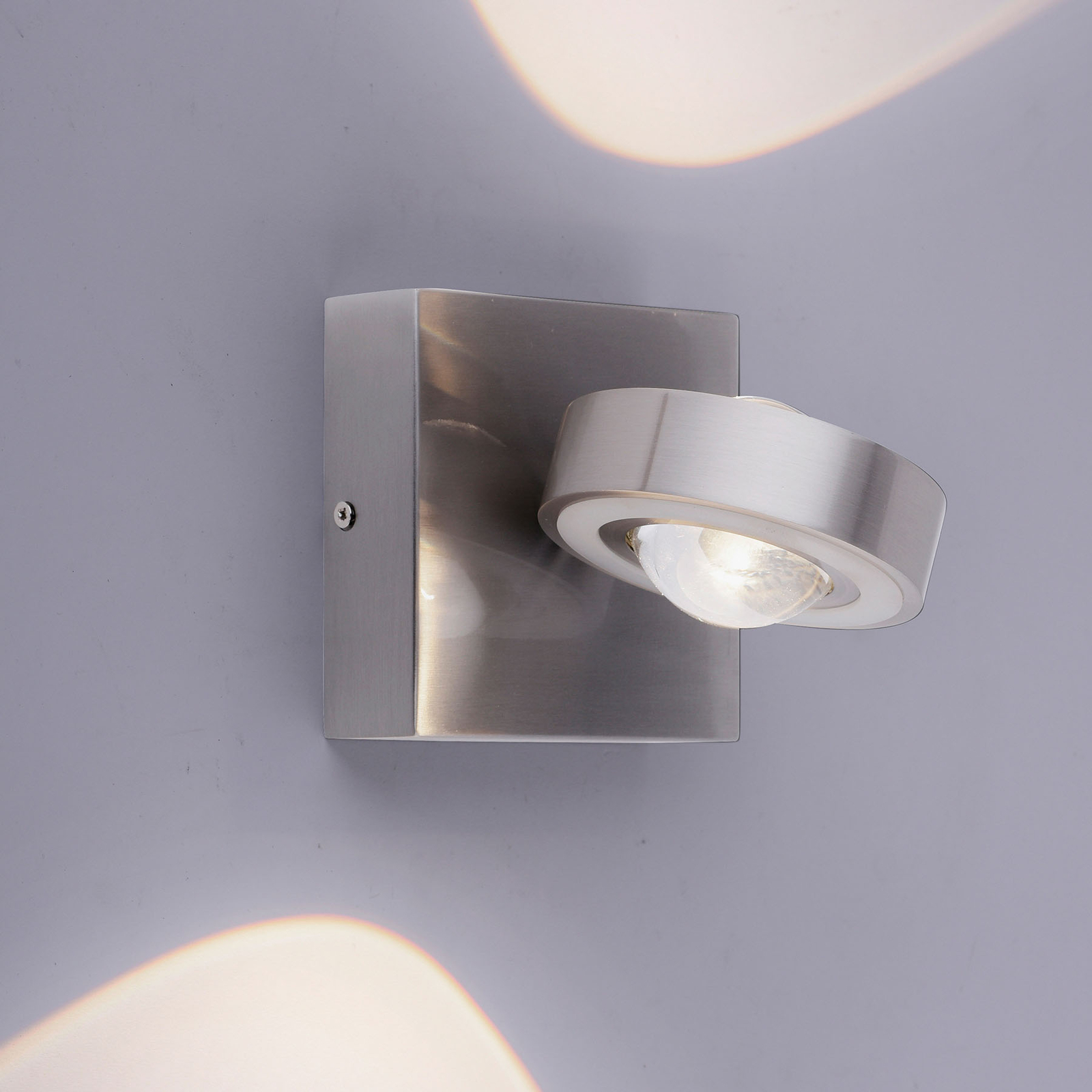 Paul Neuhaus Q-MIA nástenné LED svietidlo, oceľ