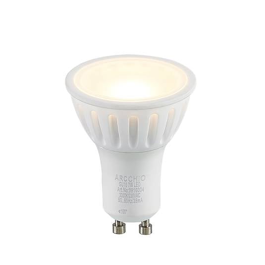 Arcchio GU10 LED bulb 100° 7W 3,000K dimmable