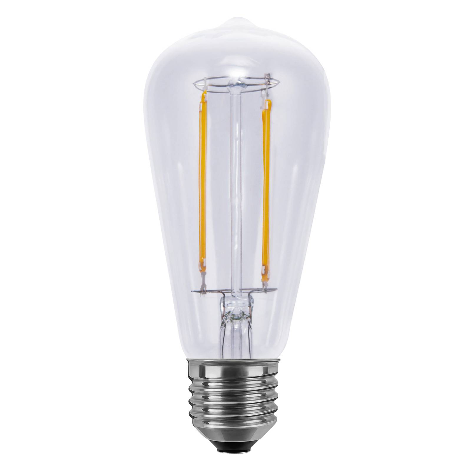 SEGULA-LED-lamppu Long Style E27 6,5W kirkas