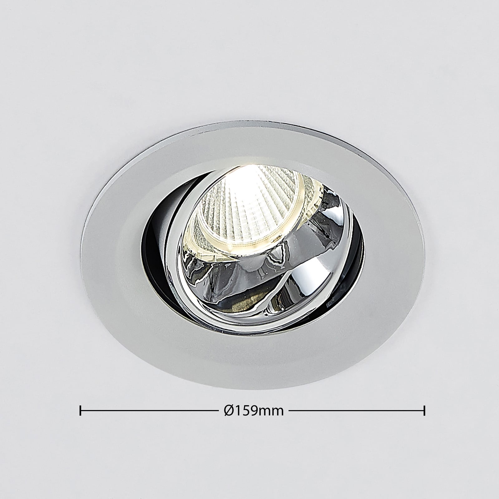 Arcchio Franjo LED-Downlight, 20-40°, schwenkbar
