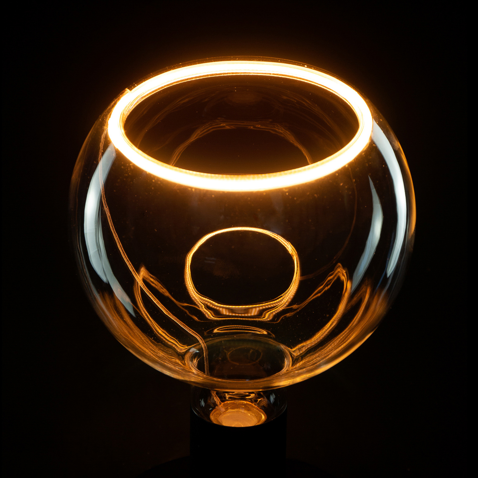 Lâmpada de vidro flutuante Segula LED G150 E27 4.5W transparente