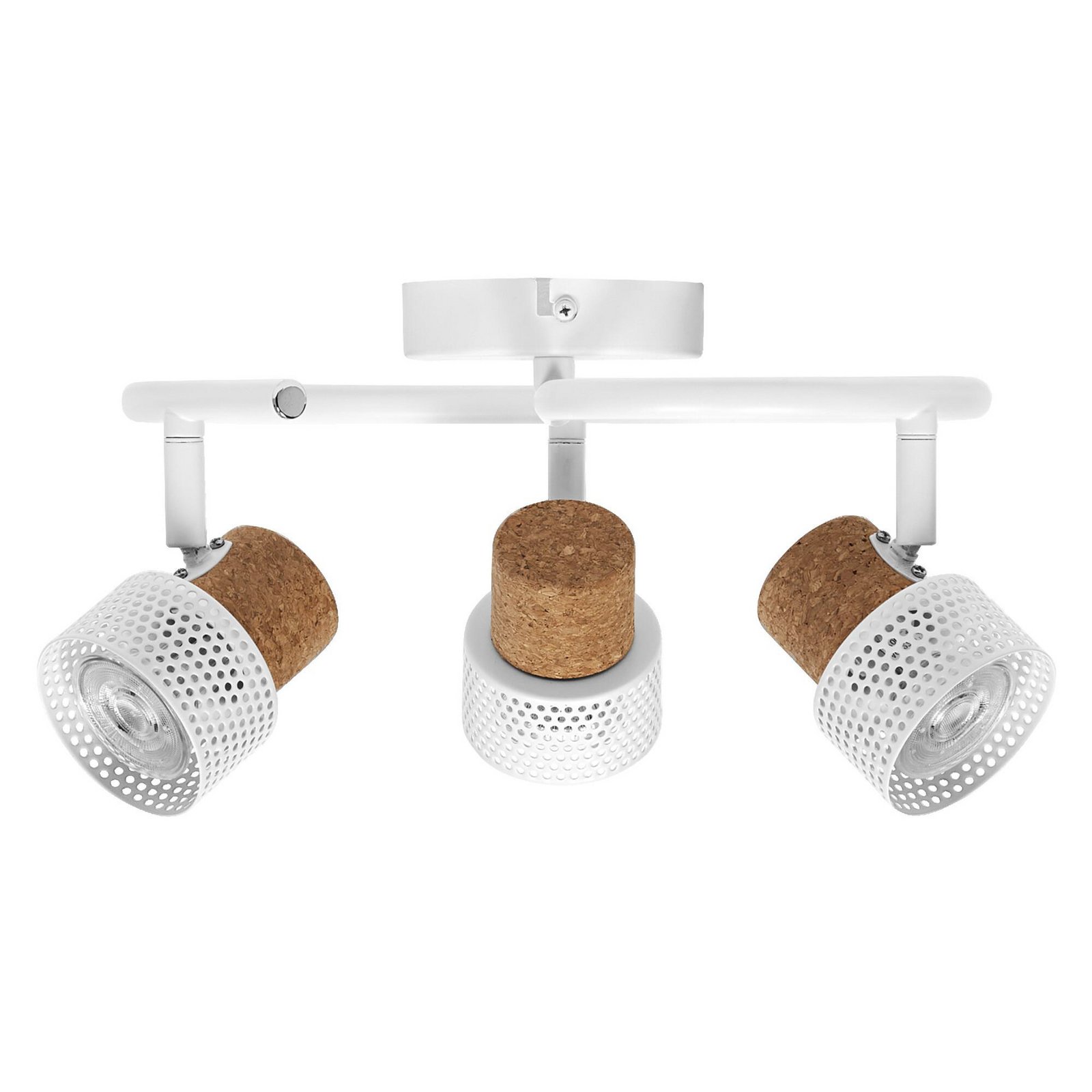 OSRAM Faretto da soffitto CORK SPIRAL bianco 3 faretto GU10LED 927 dimmerabile