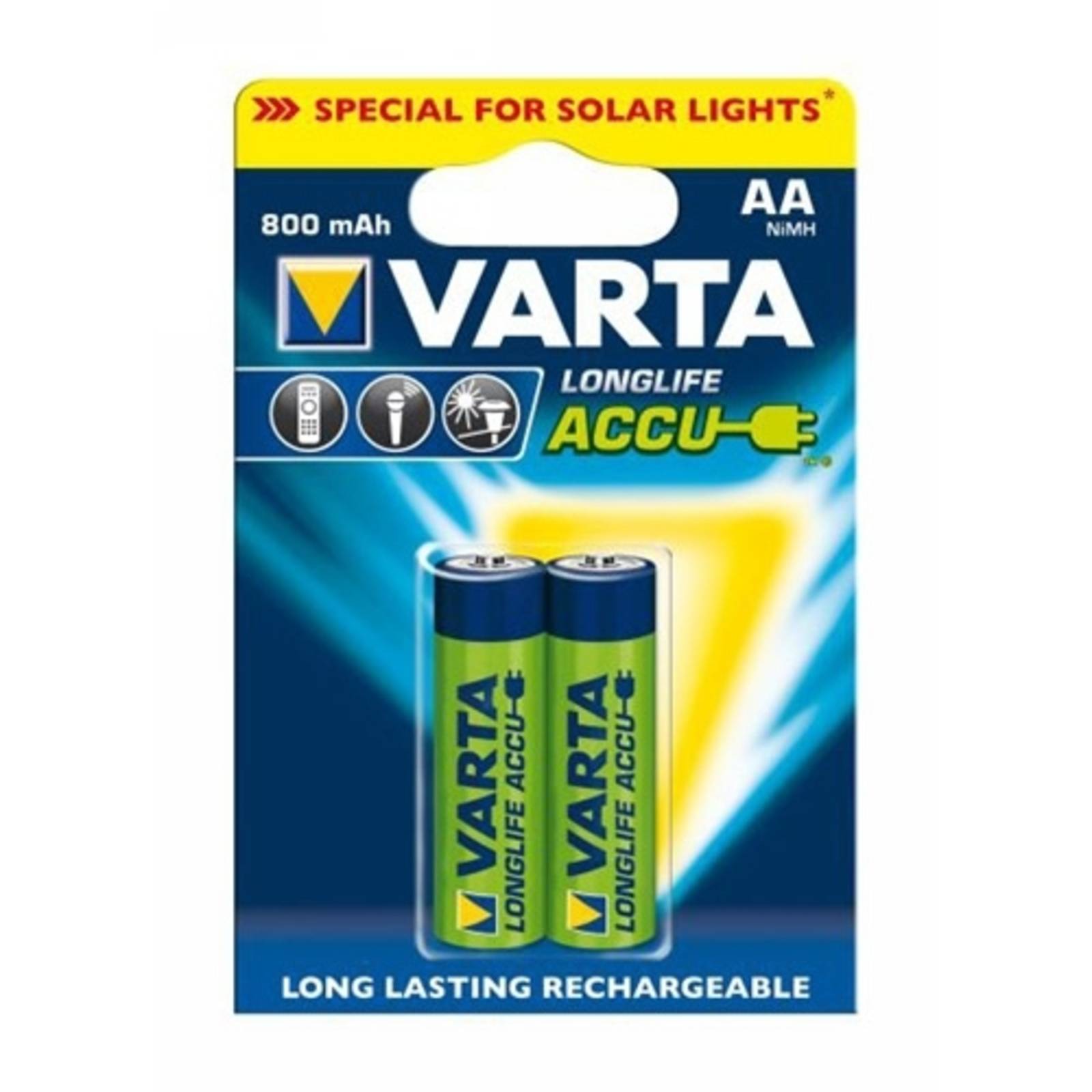 Image of Batteries Varta AA Mignon 56736 1,2V 800 m/Ah 4008496658688