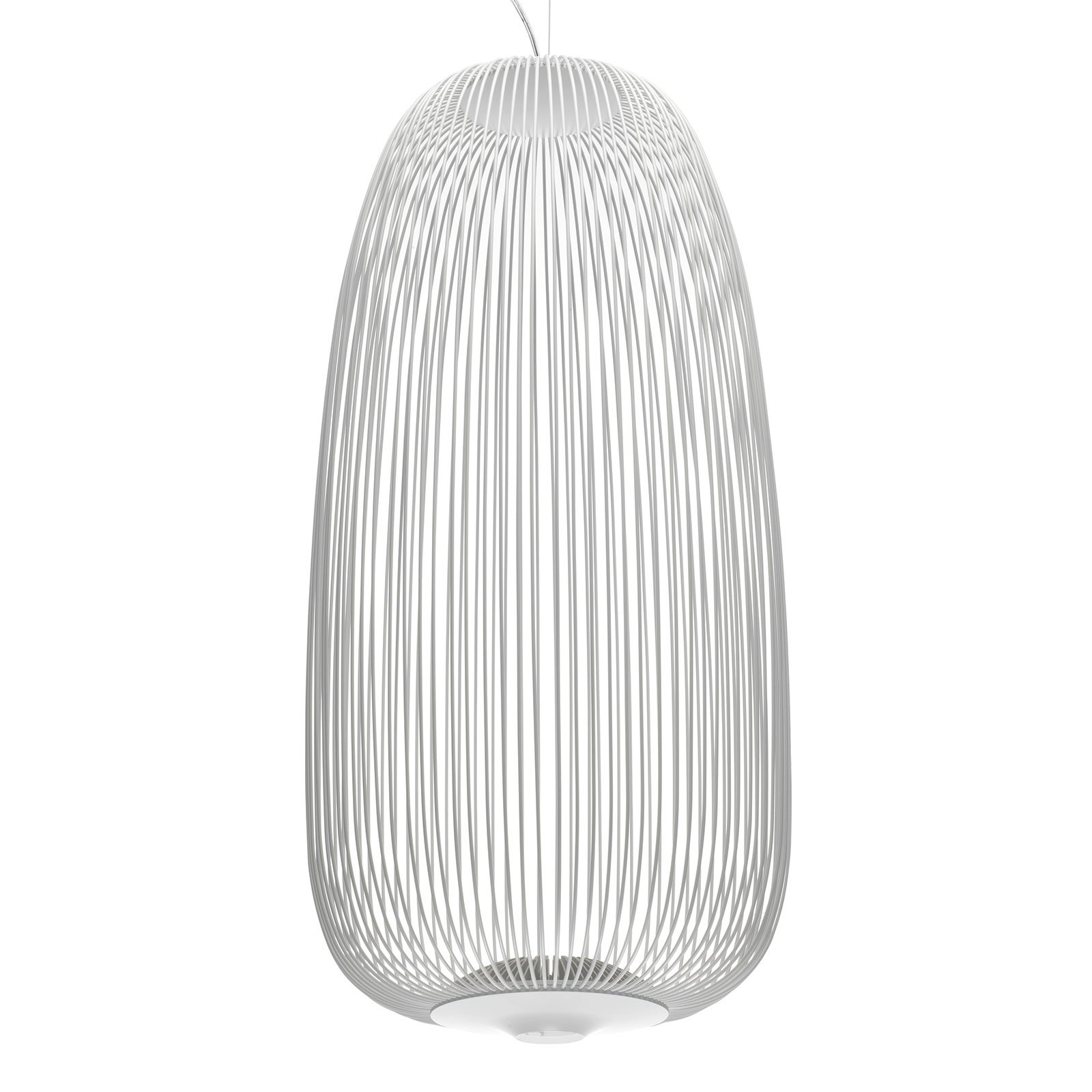 Spokes 1 LED függő lámpa, dimmelhető, fehér - Foscarini