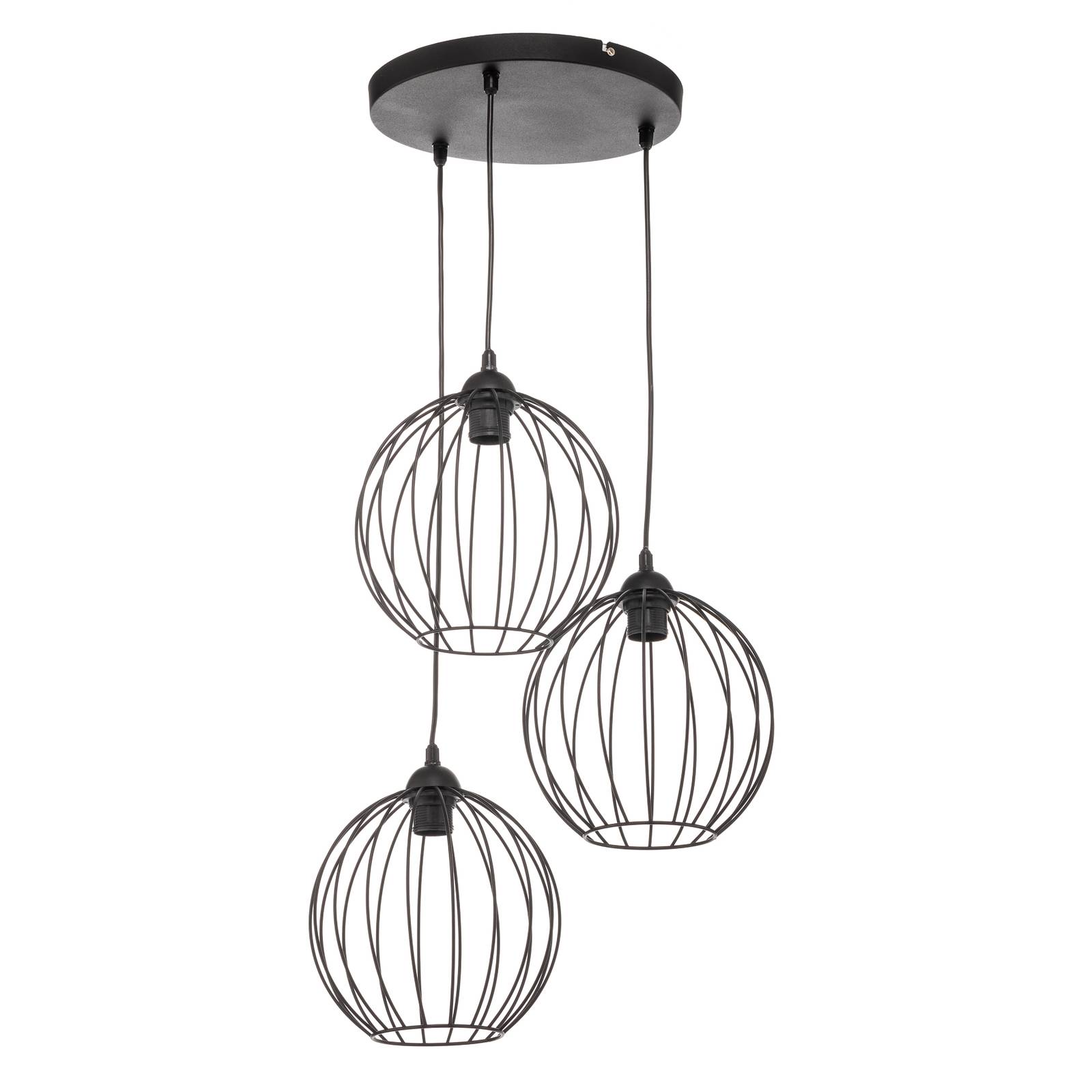 Euluna Pendant Light - Living / Dining Room - Hanging Light - dimmable - Modern - Black
