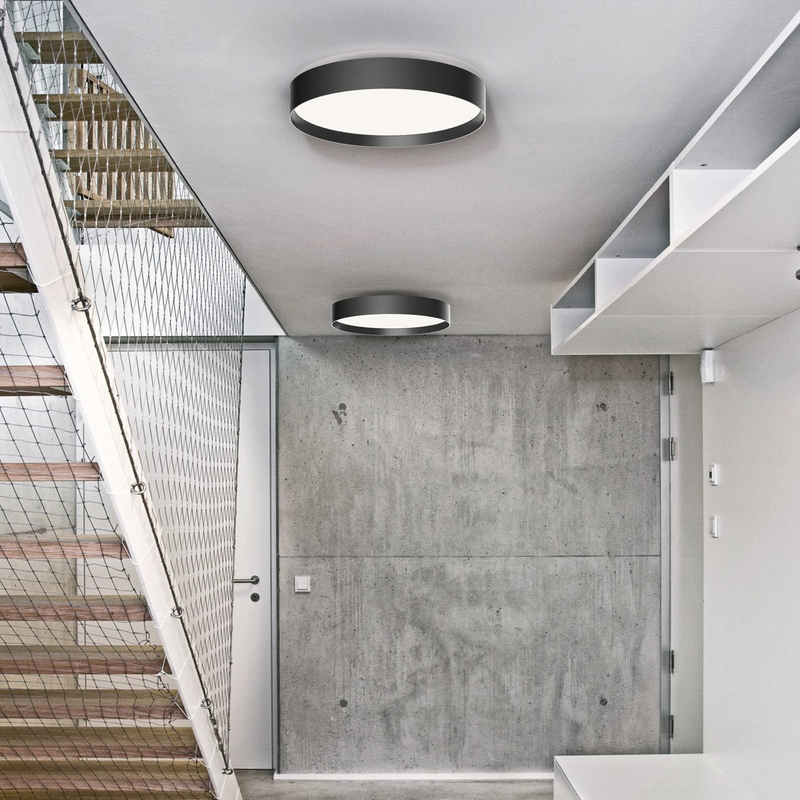 Lucia 35 Ceiling Lamp Black - Loom Design