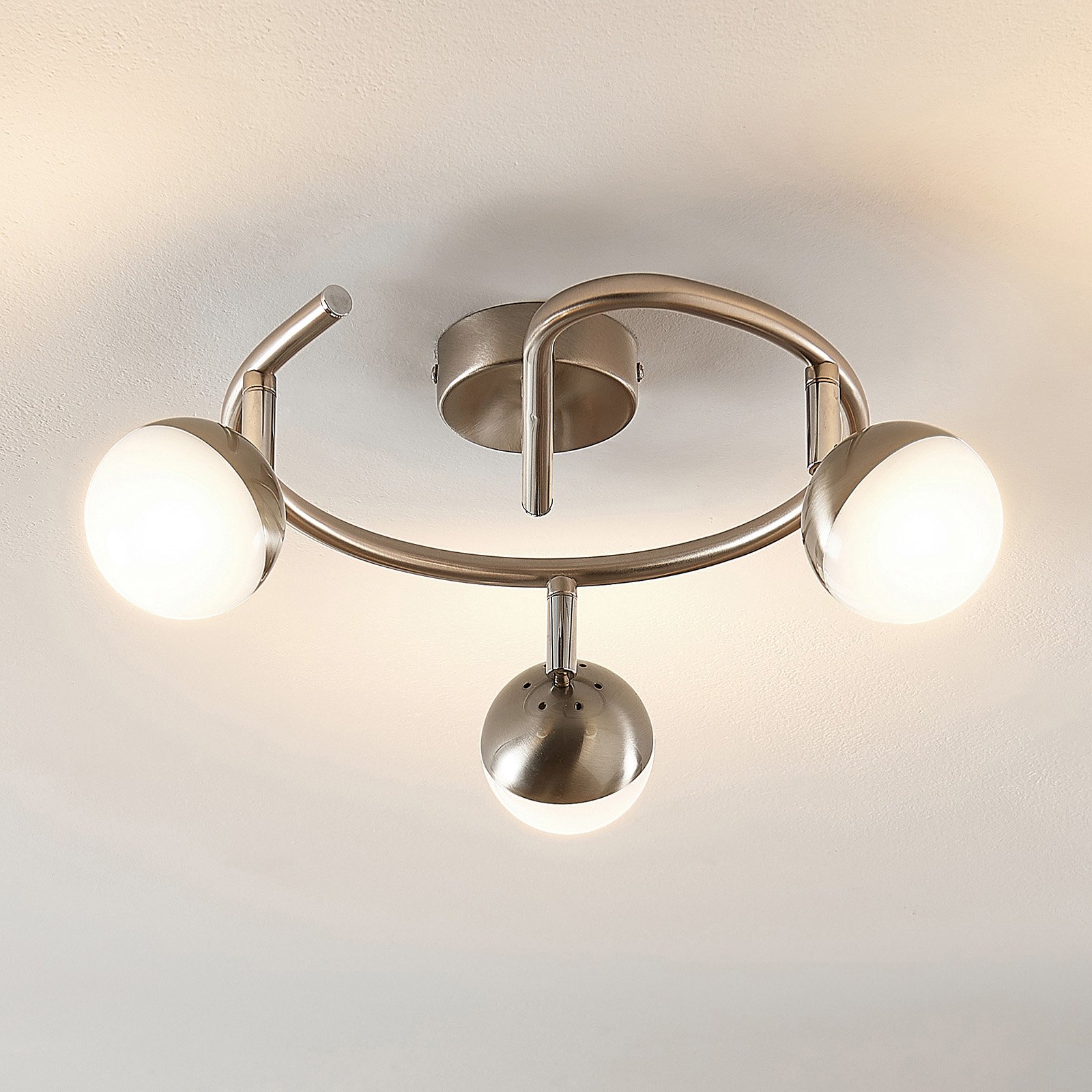 Lientje LED-Deckenleuchte, rund, 3-flammig