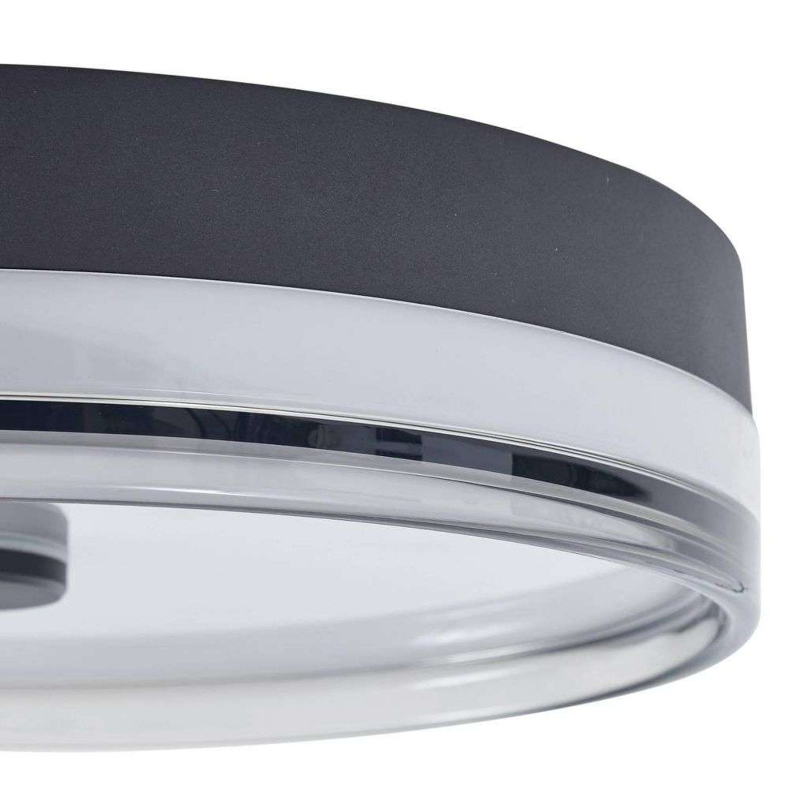 Aldorin LED Plafonieră Ø40 Black - Lindby